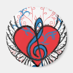 Musik-T - Shirt Magnet