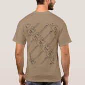Musik T von Gitarren T-Shirt (Rückseite)