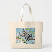 Musik-Tasche Jumbo Stoffbeutel (Vorne)