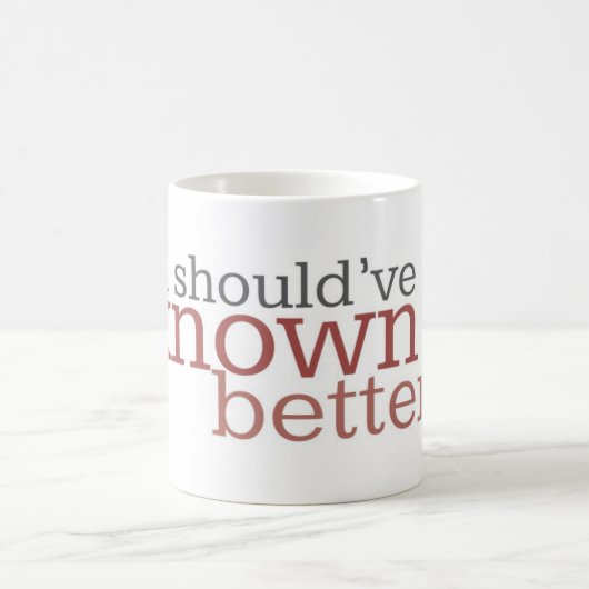 Musik-Tasse |, das ich besser gekannt haben sollte Kaffeetasse (Mittel)