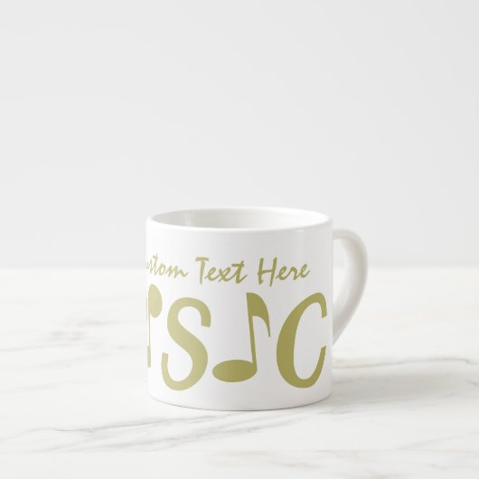 MUSIK-Tasse Espressotasse (Vorderseite Rechts)