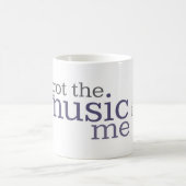 Musik-Tasse | got ich die Musik in mir Kaffeetasse (Mittel)