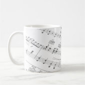 Musik-Tasse Kaffeetasse (Links)