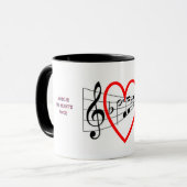MUSIK-Tasse Tasse (Vorderseite Links)