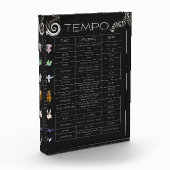 Musik-Tempo-Chart-Fotoblock Fotoblock (Links)