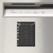 Musik-Tempo-Chart-Magnet Magnet (In Situ (Geschirrspüler))