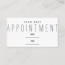 Musik-Termin Erinnerungskarte Ihr nächster Besuch Visitenkarte