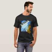 Musik-Thema-Entwurfs-T - Shirt-Jazz T-Shirt (Vorne ganz)