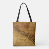 Musik Thema — Taschentasche Tasche (Rückseite)