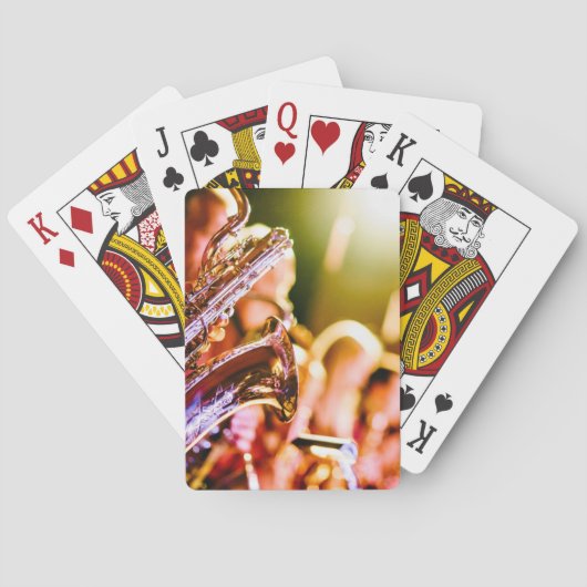 Musik themenorientiert, glänzender spielkarten (Rückseite)