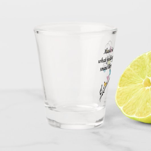 Musik themenorientiert schnapsglas (Links)