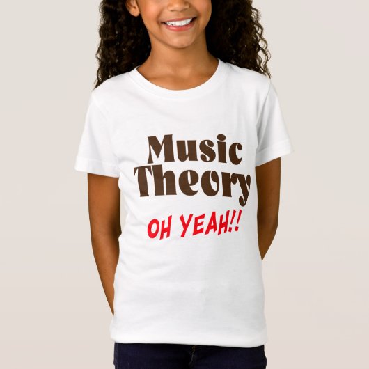 Musik-Theorie oh ja T-Shirt (Vorderseite)