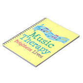 Musik-Therapie erhellt die Leben Notizblock (Linke Seite)