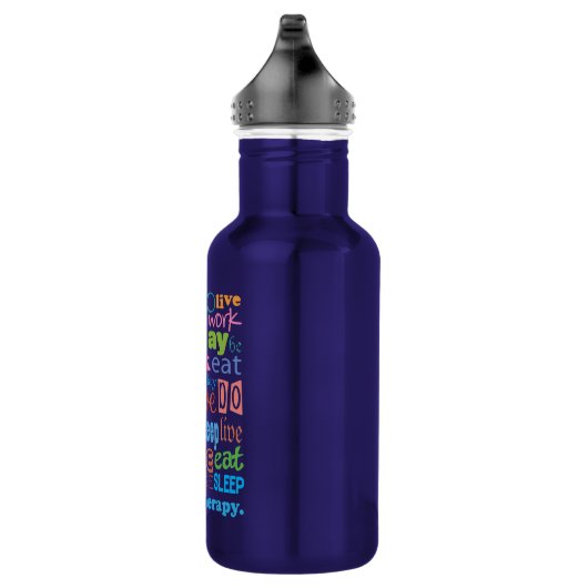 Musik-Therapie-Musik-Therapeut Trinkflasche (Rechts)