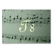 Musik Tischnummer (Vorderseite)