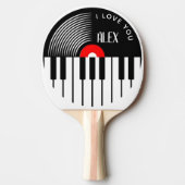 MUSIK TISCHTENNIS SCHLÄGER (Vorderseite)