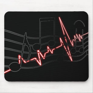 Musik, Ton und Heartbeat Mousepad