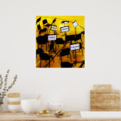 Musik Träume starten hier Poster (Küche)