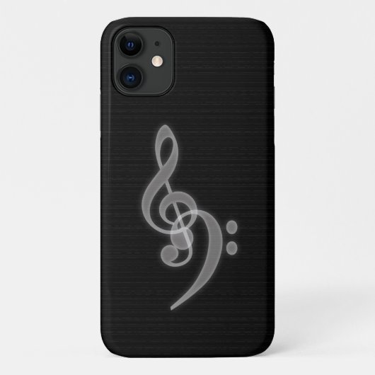 Musik - Treble Bass Clef selten Case-Mate iPhone Hülle (Rückseite)