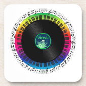 Musik-Tribut Getränkeuntersetzer (Vorderseite)