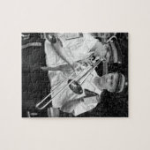 Musik - Trombone - Eine helfende Hand Puzzle (Horizontal)