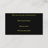 Musik-Trommel-Visitenkarte Visitenkarte (Rückseite)