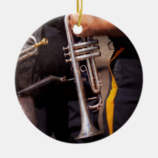 Musik - Trumpet - Polizeimarschingband Keramik Ornament