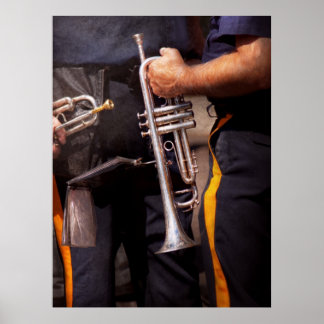 Musik - Trumpet - Polizeimarschingband Poster