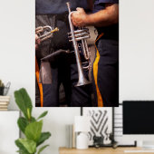 Musik - Trumpet - Polizeimarschingband Poster (Heimbüro)