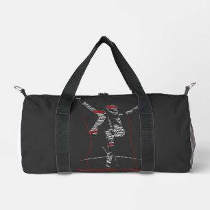 Musik-Typografie-Kunst Moderne Musikliebhaber-De Duffle Bag