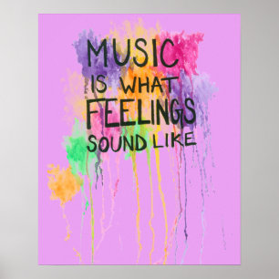 Musik u. Gefühle Poster