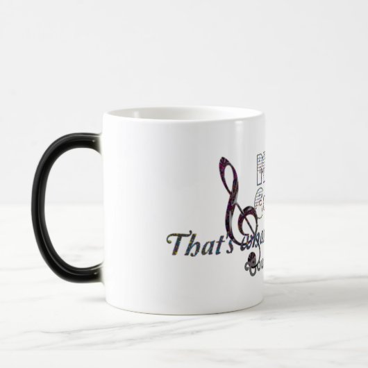 Musik u. Kaffee Verwandlungstasse (Links)