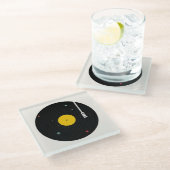 Musik überall | Florent Bodart Glasuntersetzer (Schrägansicht)