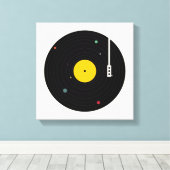 Musik überall | Florent Bodart Leinwanddruck (Insitu (Holzboden))