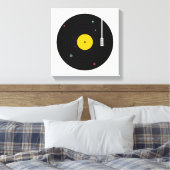 Musik überall | Florent Bodart Leinwanddruck (Insitu (Schlafzimmer))