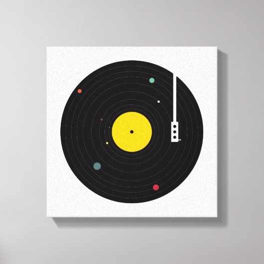 Musik überall | Florent Bodart Leinwanddruck (Vorderseite)