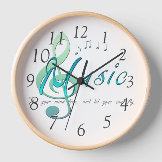 Musik Uhr (Vorderseite)