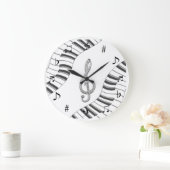 Musik-Uhr Große Wanduhr (Zuhause)