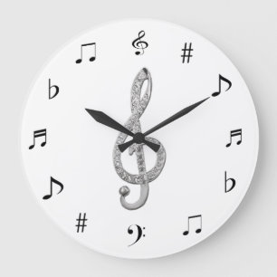 Musik-Uhr Große Wanduhr