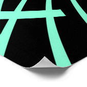 Musik und Anmerkungen Poster (Ecke)