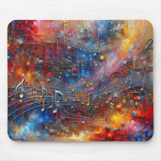 MUSIK UND FARBE MOUSEPAD (Vorne)