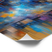 MUSIK UND FARBE POSTER (Ecke)