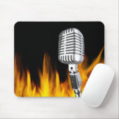 Musik und Flamme Mousepad (Mit Mouse)