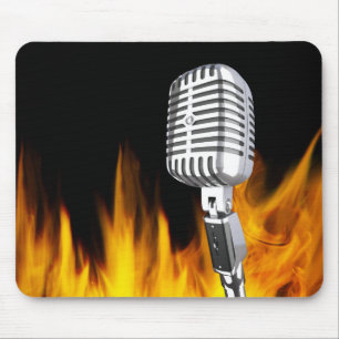 Musik und Flamme Mousepad