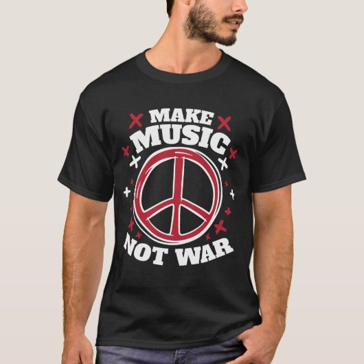 Musik und Frieden T-Shirt (Vorderseite)