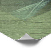 Musik und gefestigte Glastatuen drucken Poster (Ecke)