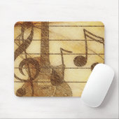 Musik und Gitarre Mousepad (Mit Mouse)