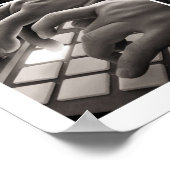 Musik und Hände Poster (Ecke)