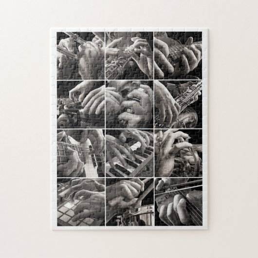 Musik-und Handmalereien Puzzle (Vertikal)