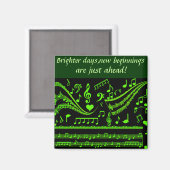 Musik und ich, in Green_ Magnet (Vorderseite/Rückseite)
